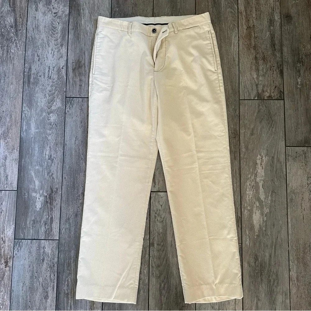 Authentic BRUNELLO CUCINELLI Men's Tan Corduroy Pant Italian Size 50(US 34/42)